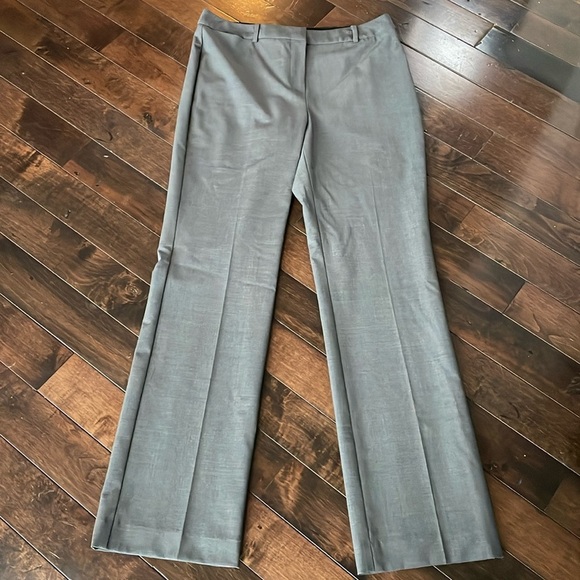 Talbots wool blend trousers Straight Gray Size 6 Business Casual Career Office - Picture 2 of 12